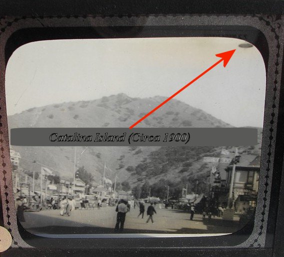 Secret Hidden UFO Photograph taken at Catalina Island 